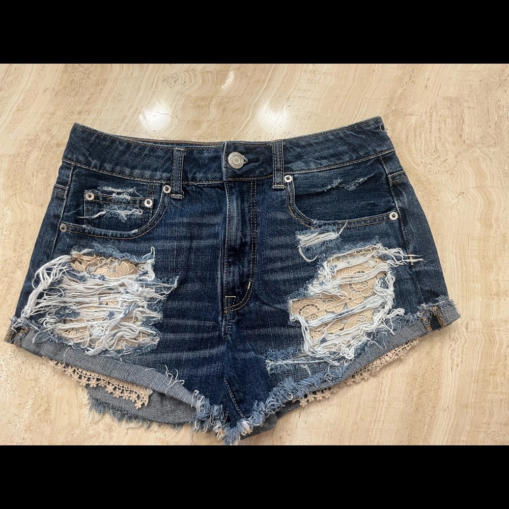 American Eagle Hi-rise festival shorts size 6